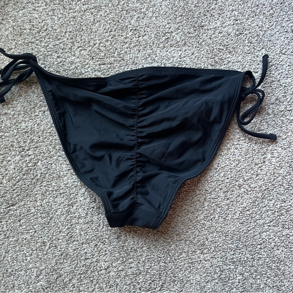 Black tie Bikini Bottoms